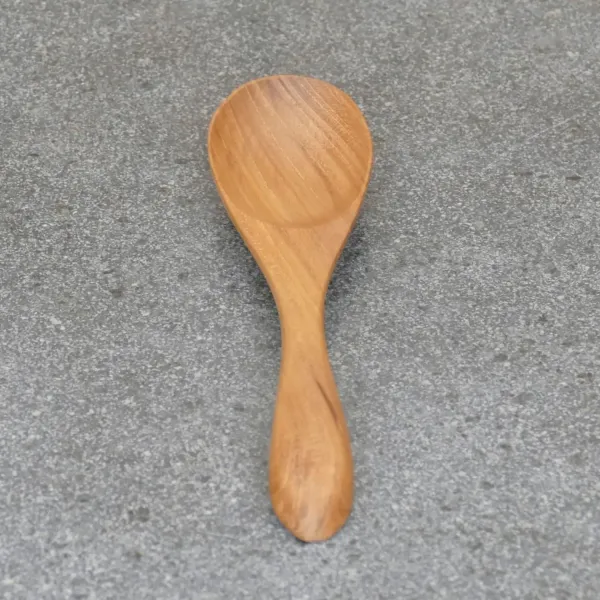 Holzlöffel, aus Teakholz, 15 cm L 
